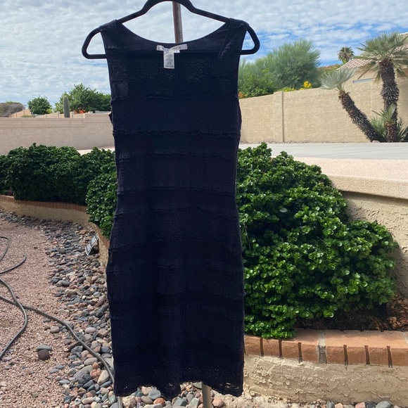 white baptism dress Evelyn Long sleeve black homecoming EMBELLISHMENT_Beaded Size:44/XL